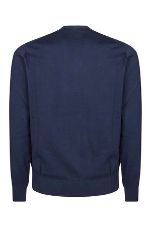 Maglia in cotone blu PAOLO PECORA | A001F1006685